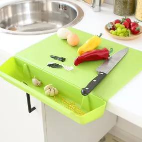 2in1 Creative Cutting Board with Side Storage