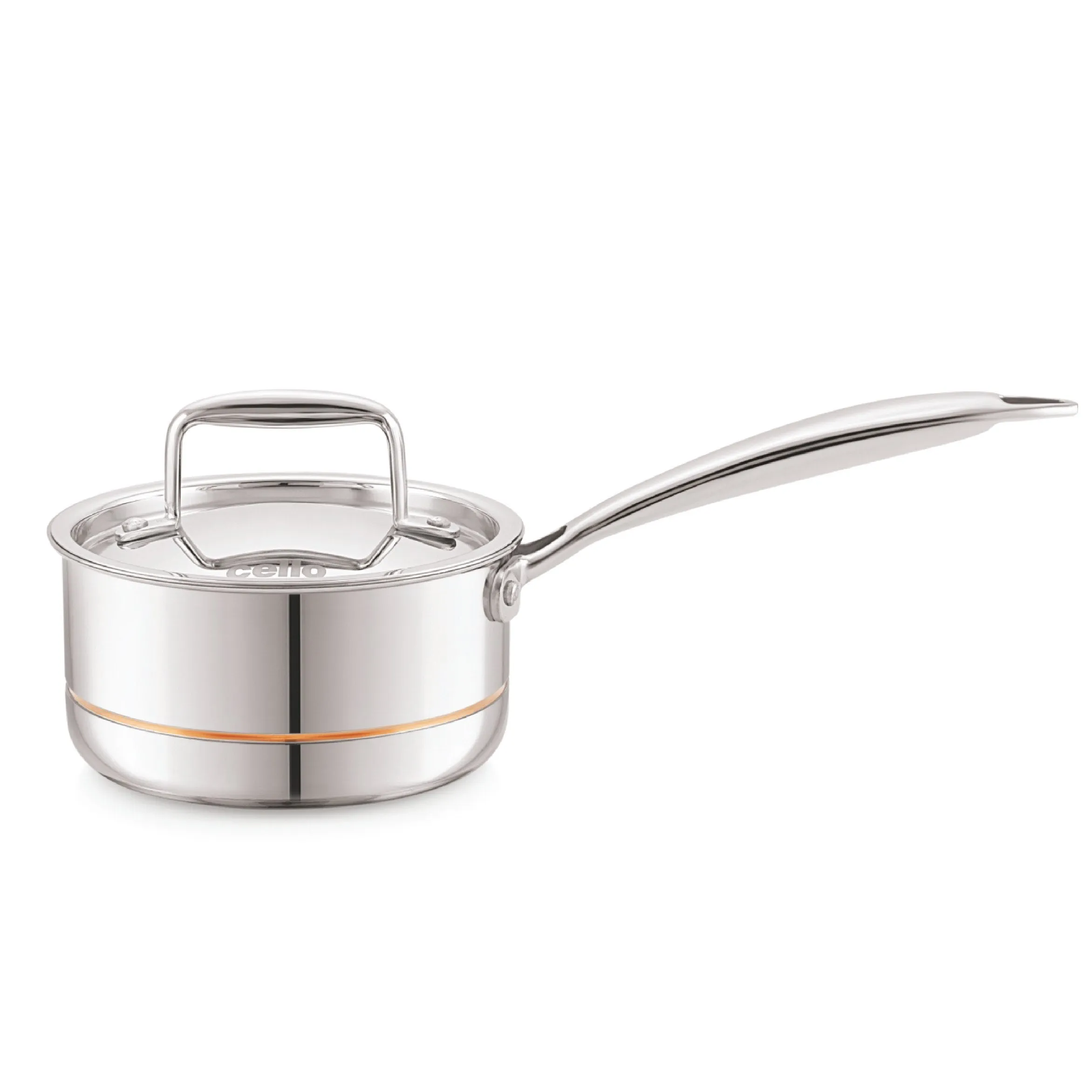 5-Ply Stainless Steel Sauce Pan with Lid