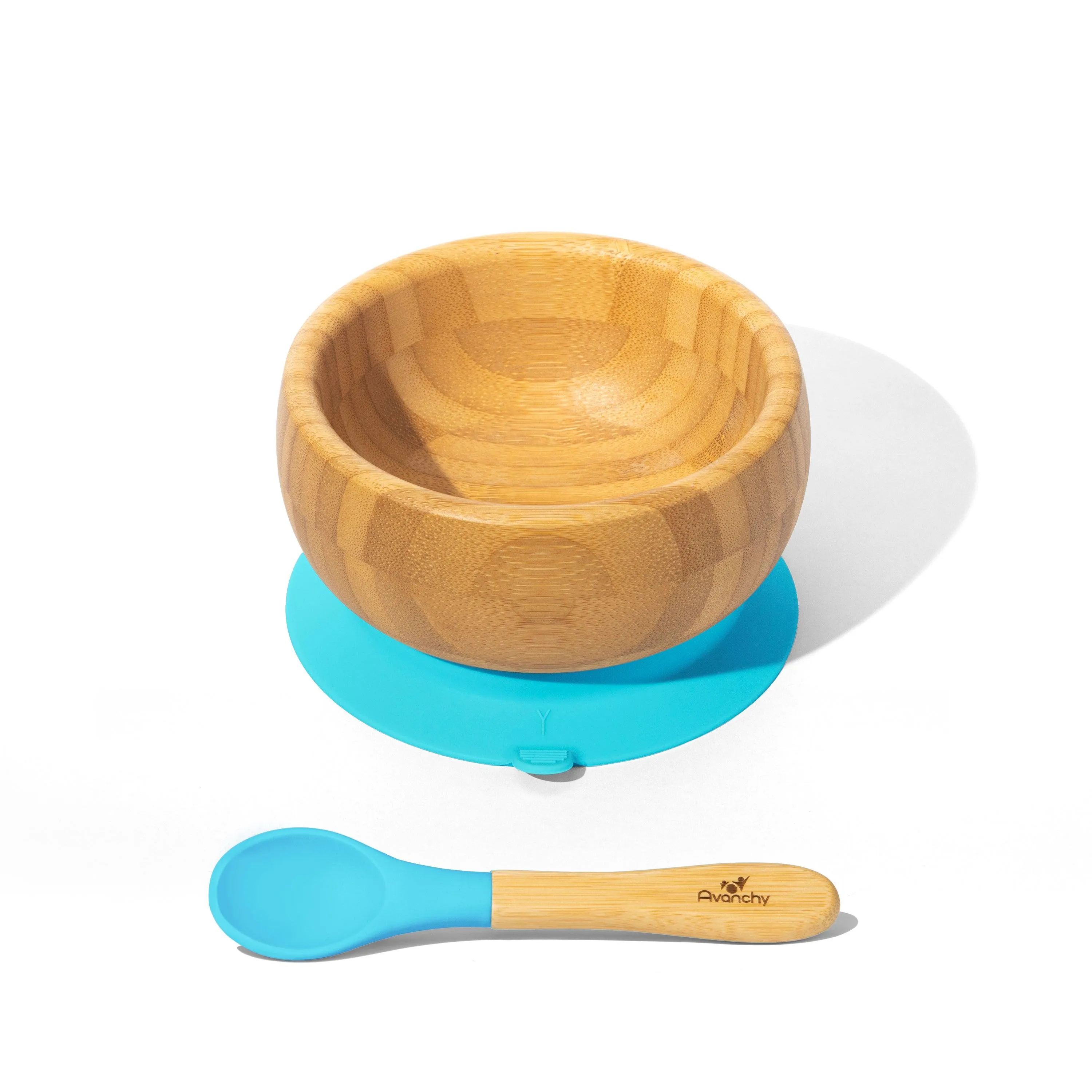 Avanchy Bamboo Baby Suction Bowl   Spoon