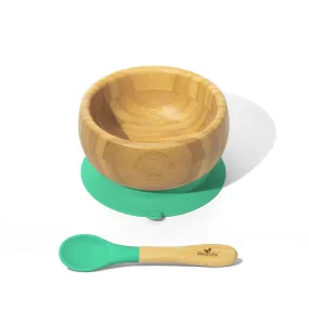 Avanchy Bamboo Baby Suction Bowl   Spoon