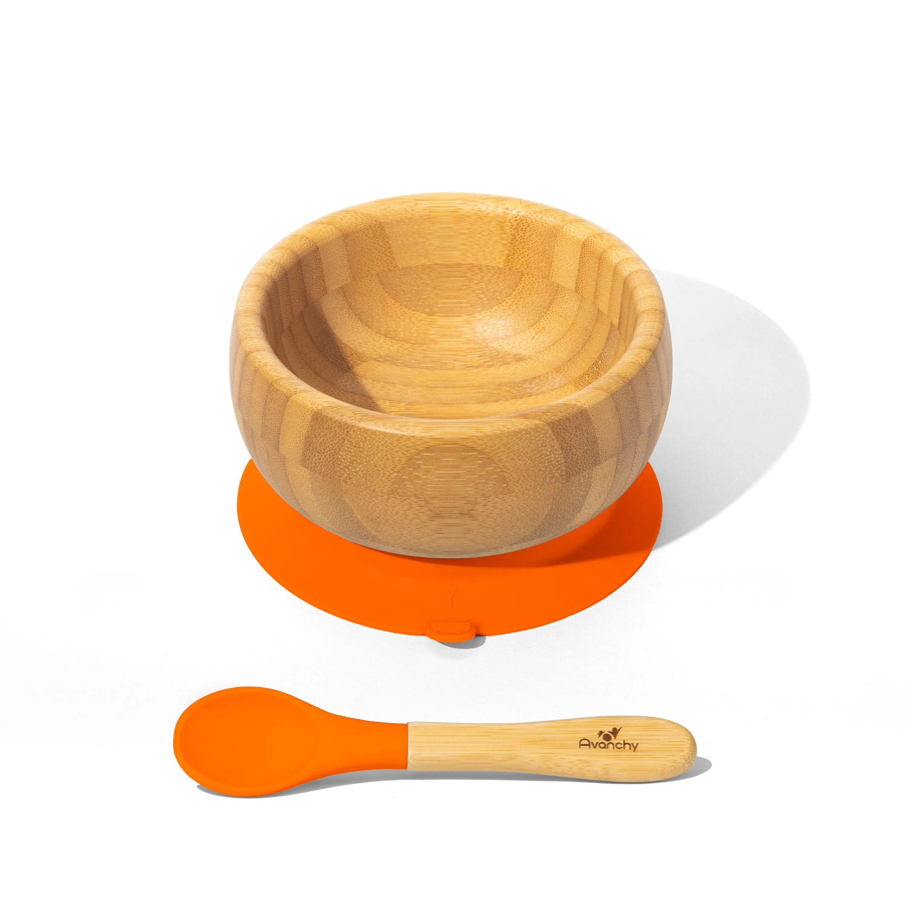 Avanchy Bamboo Baby Suction Bowl   Spoon