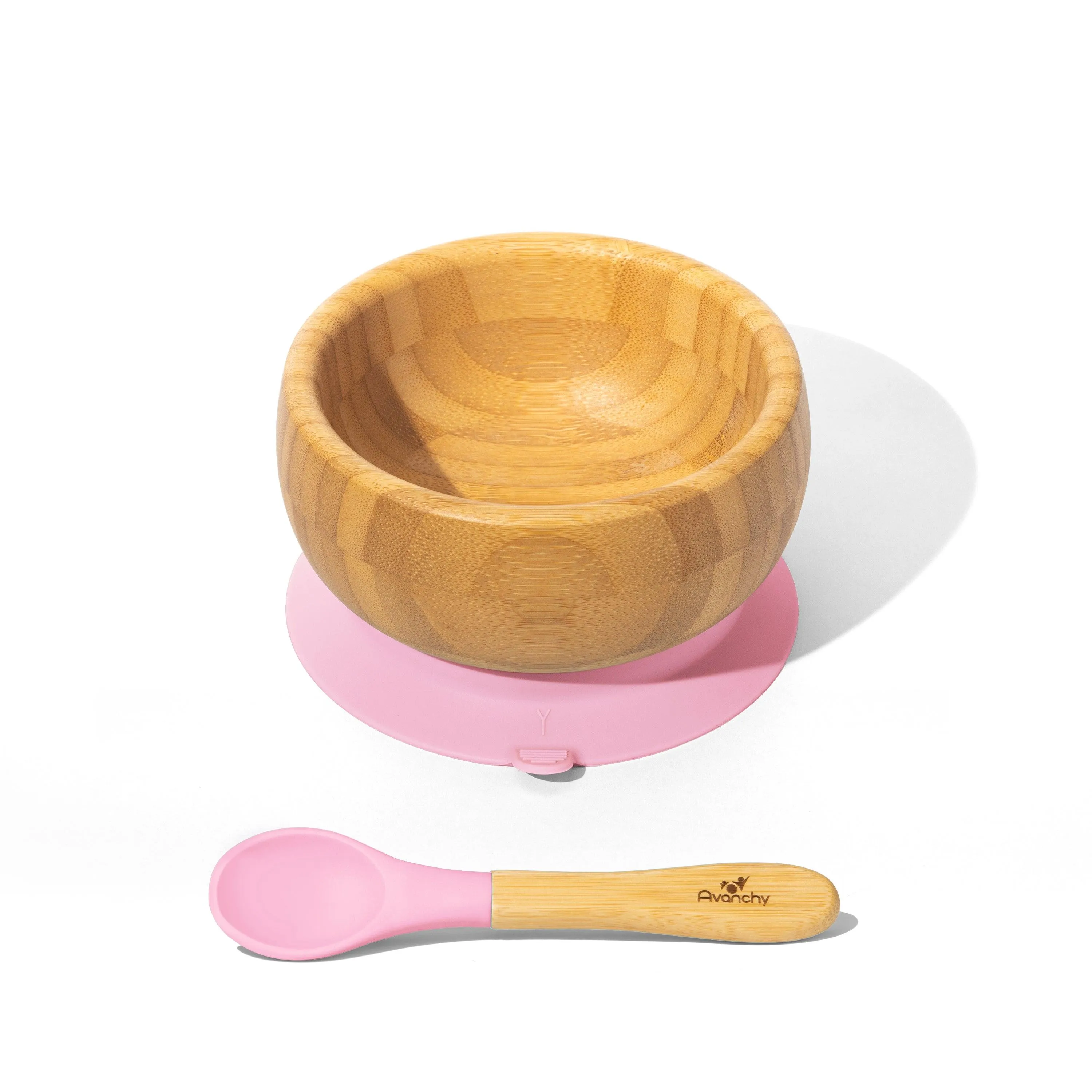 Avanchy Bamboo Baby Suction Bowl   Spoon