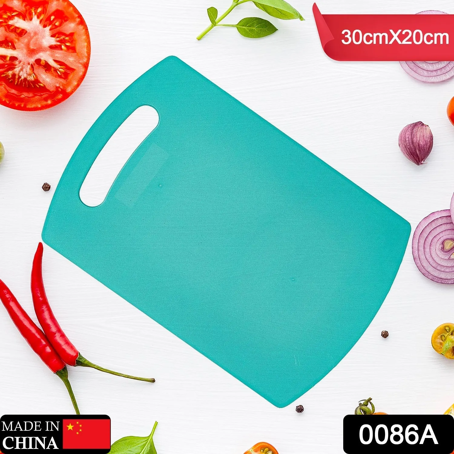 Chopping Board Cutting Pad Plastic for Home and Kitchen Accessories Items Tools Gadgets for Cutting Vegetables Non Sleep Anti Skid