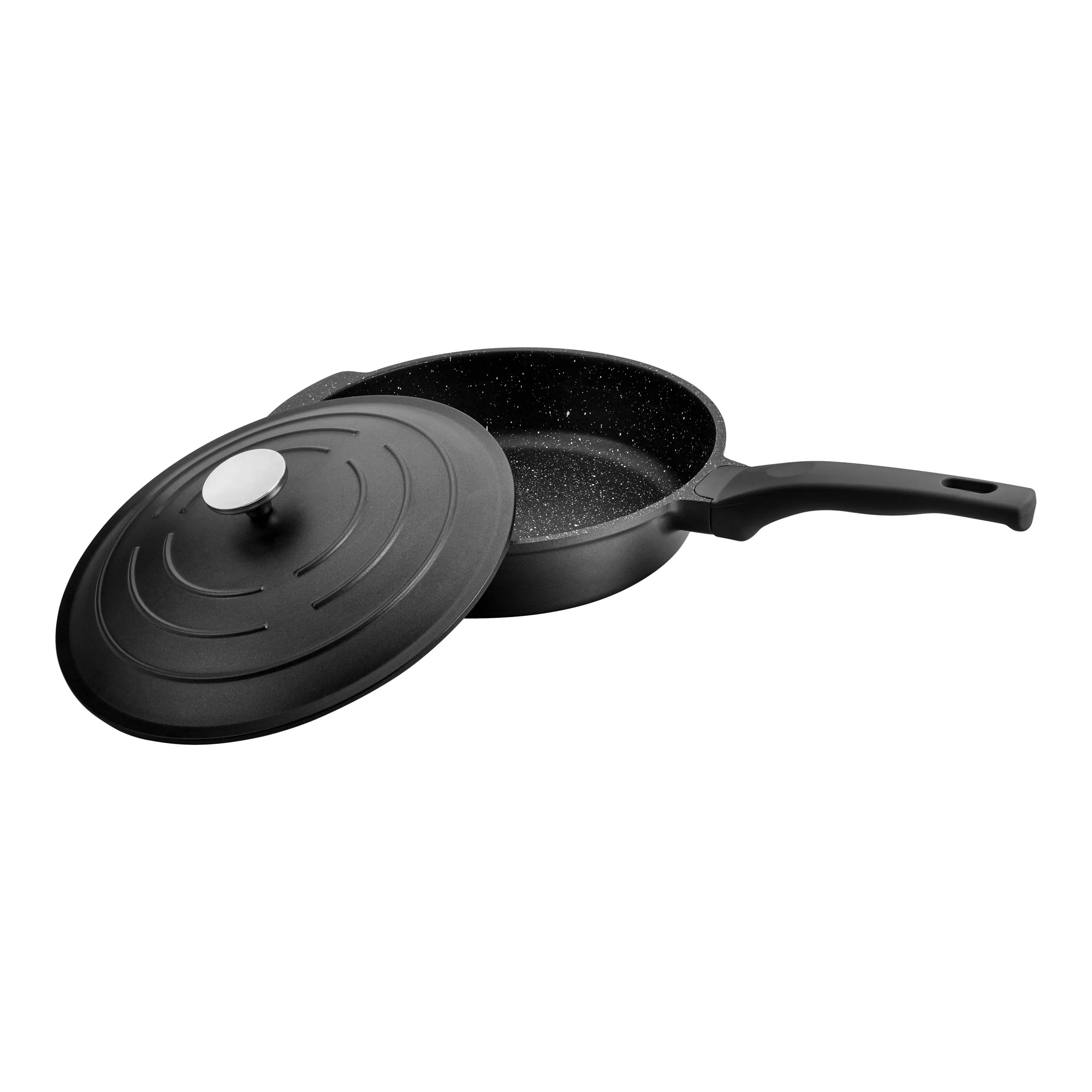 Commichef Cast Aluminium 28cm All-In-One-Pan - Black