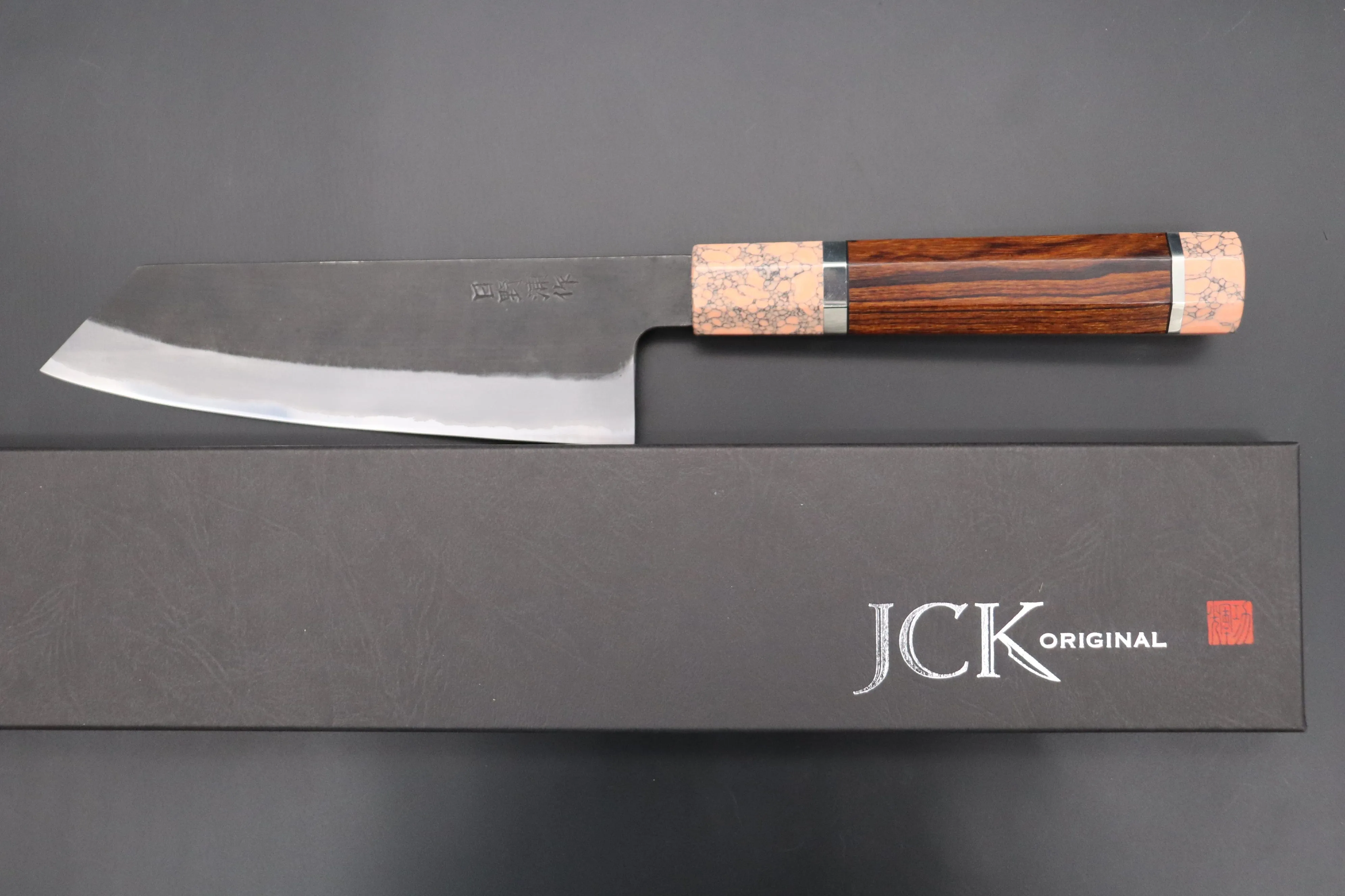 Custom Limited Edition, Hinoura White Steel No.1 Kurouchi Series HS1-8SP7 Bunka 165mm (6.4 Inch)