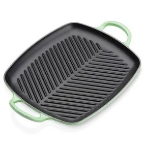 Le Creuset Signature Cast Iron Rectangular Grill 30cm Rosemary