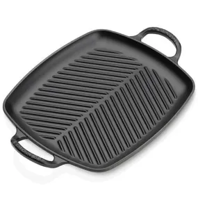 Le Creuset Signature Cast Iron Rectangular Grill 30cm Satin Black