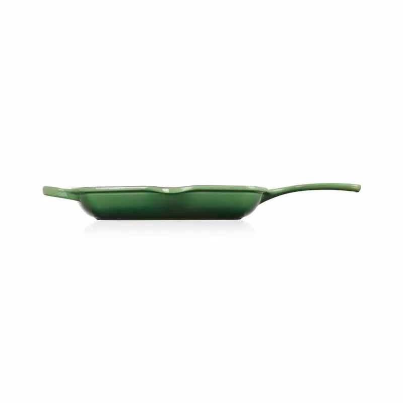 Le Creuset Signature Cast Iron Square Grillit 26cm Bamboo Green