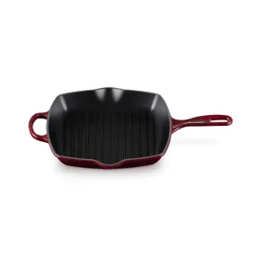 Le Creuset Signature Cast Iron Square Grillit 26cm Garnet