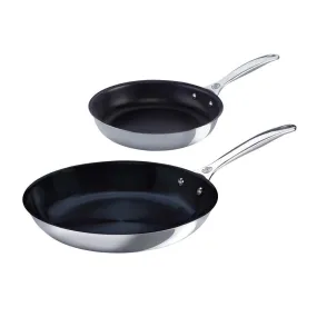 Le Creuset Signature Stainless Steel Non-Stick Frying Pan Set 20cm and 26cm