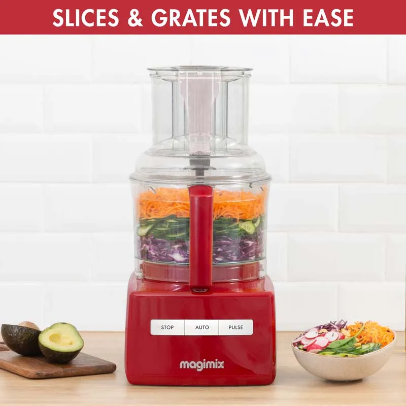 Magimix 5200XL Premium Food Processor Red