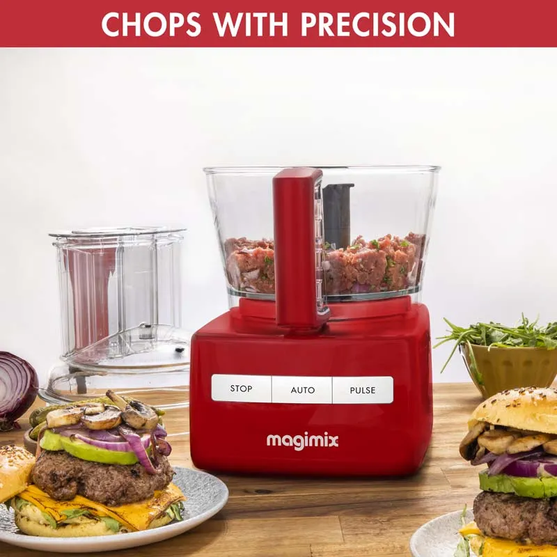 Magimix 5200XL Premium Food Processor Red