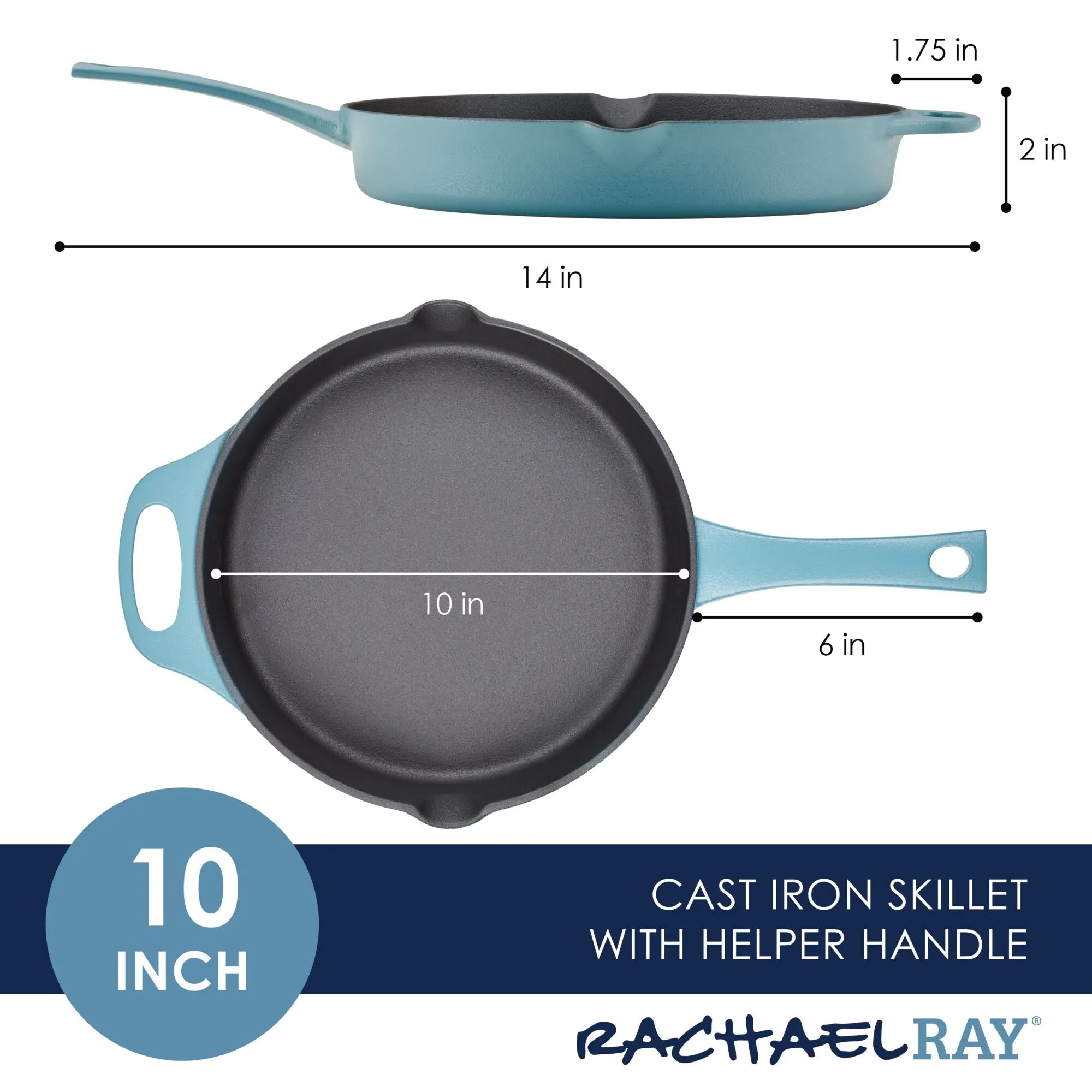 NITRO 10-Inch Cast Iron Skillet