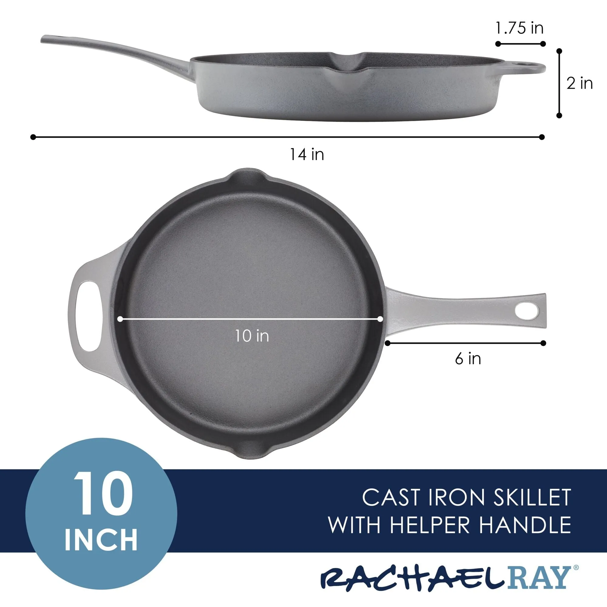 NITRO 10-Inch Cast Iron Skillet