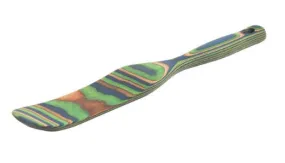 Pakka Wood Spurtle 9in - Peacock