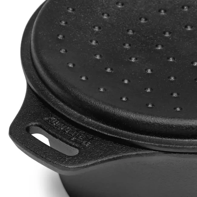 Petromax Cast-Iron Saucepan with lid Kr1 Black | Buy Petromax Cast-Iron Saucepan with lid Kr1 Black here | Outnorth