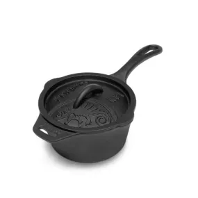 Petromax Cast-Iron Saucepan with lid Kr1 Black | Buy Petromax Cast-Iron Saucepan with lid Kr1 Black here | Outnorth