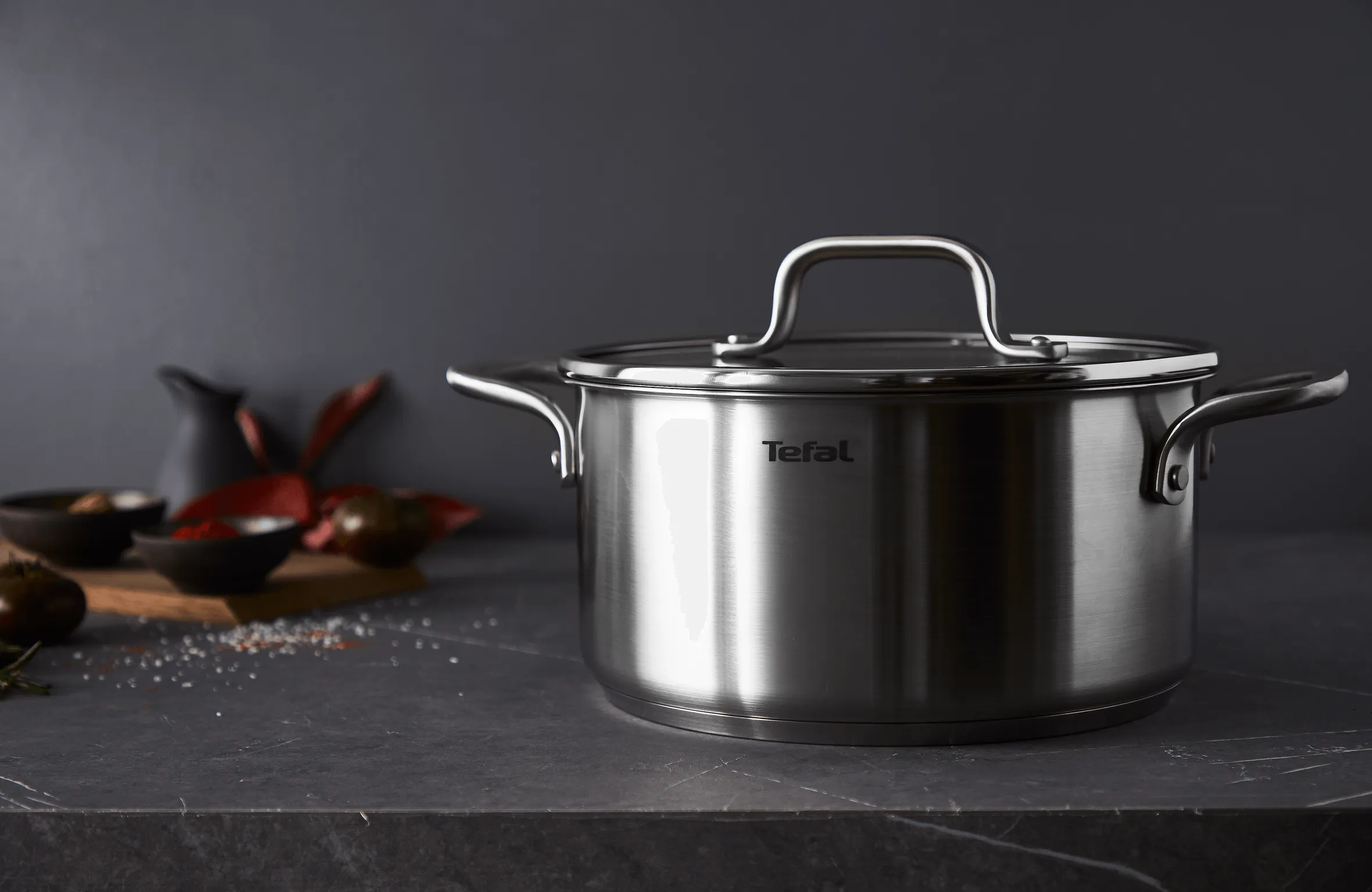 Tefal Virtuoso Induction Stainless Steel 3pc Pot Set