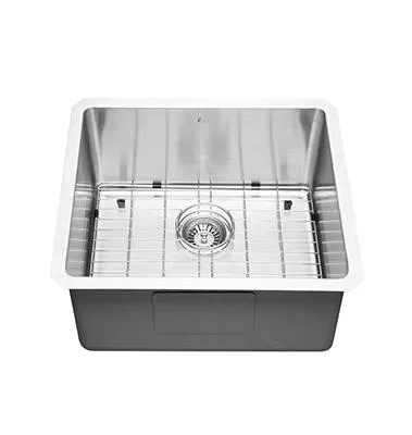 Vida Acute Stainless Steel Square Undermount Kitchen Sink