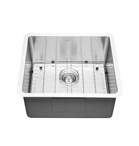 Vida Acute Stainless Steel Square Undermount Kitchen Sink